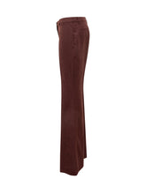 Etro Pantaloni Flare Bordeaux Jacquard - Abbigliamento Donna | $store$