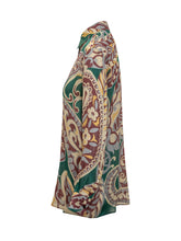 Etro Camicia in Seta con Stampa Paisley Multicolor - Abbigliamento Donna | $store$