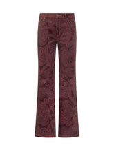 Etro Jeans Paisley Bordeaux - Abbigliamento Donna | $store$