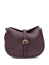 Etro Borsa a Spalla Bordeaux con Fibbia Oro - Borse A Spalla Donna | $store$