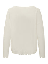 Crew Neck Sweater with Distressed Edges KUJTEN - COLLEZIONE TEAM EC | $store$