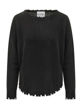 Crew Neck Sweater with Raw Hems KUJTEN - COLLEZIONE TEAM EC | $store$