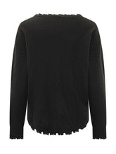 Crew Neck Sweater with Raw Hems KUJTEN - COLLEZIONE TEAM EC | $store$