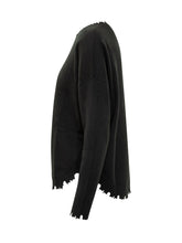 Crew Neck Sweater with Raw Hems KUJTEN - COLLEZIONE TEAM EC | $store$