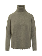 Dolcevita con Finiture Taglio Vivo KUJTEN - Abbigliamento Donna | $store$