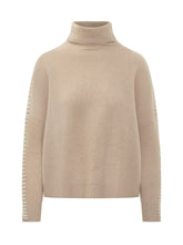 Kujten Beige Cashmere Turtleneck Sweater - COLLEZIONE TEAM EC | $store$
