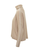 Kujten Beige Cashmere Turtleneck Sweater - COLLEZIONE TEAM EC | $store$