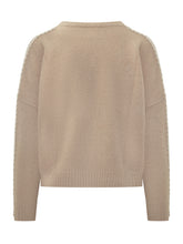 Kujten Beige Cashmere Crew Neck Sweater - COLLEZIONE TEAM EC | $store$