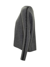 Kujten Grey Cashmere Crew Neck Sweater - COLLEZIONE TEAM EC | $store$