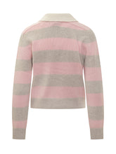 Kujten Striped Cashmere Sweater with Collar - COLLEZIONE TEAM EC | $store$
