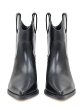 Michael Kors Noemie Bootie Black Leather Boots - COLLEZIONE TEAM EC | $store$