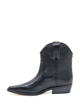 Michael Kors Noemie Bootie Black Leather Boots - COLLEZIONE TEAM EC | $store$