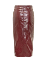 Simona Corsellini Faux Leather Pencil Skirt - COLLEZIONE TEAM EC | $store$