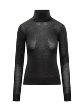 Simona Corsellini Black Tulle Turtleneck - COLLEZIONE TEAM EC | $store$