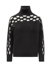 Turtleneck Sweater with Oval Cut Inserts SIMONA CORSELLINI - COLLEZIONE TEAM EC | $store$