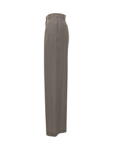Simona Corsellini Grey Wide-Leg Pinstripe Trousers - COLLEZIONE TEAM EC | $store$
