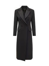 Double-Breasted Coat with Satin Lapels SIMONA CORSELLINI - COLLEZIONE TEAM EC | $store$
