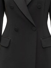 Double-Breasted Coat with Satin Lapels SIMONA CORSELLINI - COLLEZIONE TEAM EC | $store$
