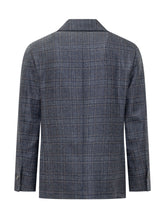 Barba Jacket Blue Checked Wool Blazer - Barba Jacket | $store$
