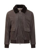 Barba Jacket Giacca in Pelle con Collo in Shearling - Abbigliamento Uomo | $store$