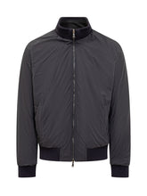 Barba Giacca Bomber in Pelle Nera - Abbigliamento Uomo | $store$