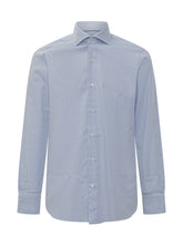 Barba Camicia A Maniche Lunghe Azzurra In Cotone - Abbigliamento Uomo | $store$