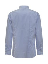 Camicia Barba a Righe Azzurre in Cotone - Abbigliamento Uomo | $store$