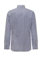 Barba Camicia A Righe Blu E Bianche In Cotone - Abbigliamento Uomo | $store$