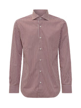 Barba Camicia A Righe Rosse E Bianche In Cotone - Abbigliamento Uomo | $store$