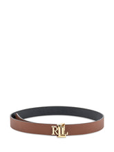 Polo Ralph Lauren Cintura Reversibile in Pelle con Logo RLL - Accessori Donna | $store$