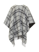 Poncho Scozzese Grigio Lauren Ralph Lauren - Accessori Donna | $store$