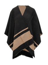 Poncho Jacquard con Dettaglio Crest - Accessori Donna | $store$