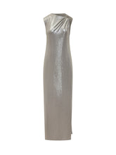 Lauren Ralph Lauren Silver Long Dress - COLLEZIONE TEAM EC | $store$