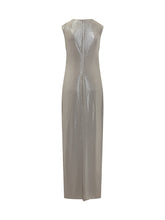 Lauren Ralph Lauren Silver Long Dress - COLLEZIONE TEAM EC | $store$