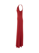 Lauren Ralph Lauren Red Long Dress with Draped - COLLEZIONE TEAM EC | $store$
