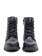 Diesel Kids Stivaletti Neri in Pelle con Logo - Bambini | $store$