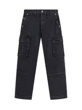 Diesel Kids Black Cargo Jeans - COLLEZIONE TEAM EC | $store$