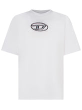 Diesel Kids White T-Shirt with Embroidered Logo - COLLEZIONE TEAM EC | $store$