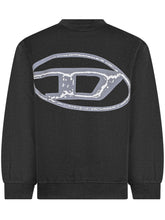 Diesel Kids Black Sweatshirt with Maxi Logo - COLLEZIONE TEAM EC | $store$