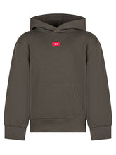 Diesel Kids Green Hoodie with Embroidered Logo - COLLEZIONE TEAM EC | $store$