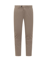 Briglia Beige Slim Fit Cotton Trousers - Briglia | $store$