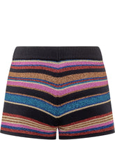 Dsquared2 Shorts a Righe Multicolor con Coulisse - Abbigliamento Donna | $store$