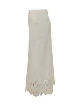 Fabiana Filippi Gonna Avorio con Orlo in Pizzo - Abbigliamento Donna | $store$