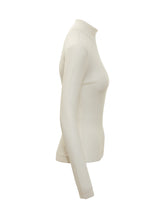 Fabiana Filippi Ivory Lurex Turtleneck - COLLEZIONE TEAM EC | $store$