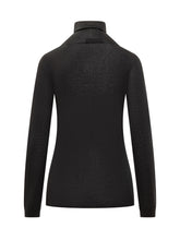 Fabiana Filippi Black Sheer Lightweight Turtleneck - COLLEZIONE TEAM EC | $store$
