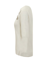 Fabiana Filippi Knit Top with Jewel Embellishments - COLLEZIONE TEAM EC | $store$