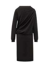 Black Draped Dress by Fabiana Filippi - COLLEZIONE TEAM EC | $store$