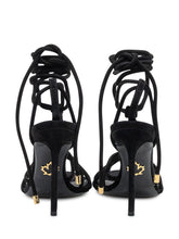 Dsquared2 Black Strappy Sandals with High Heel - COLLEZIONE TEAM EC | $store$