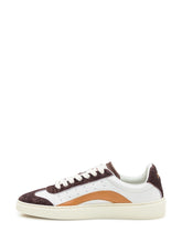Dsquared2 1964 White and Brown Leather and Suede Sneakers - COLLEZIONE TEAM EC | $store$