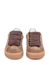 Dsquared2 Brown Suede Sneakers with Leather Details - COLLEZIONE TEAM EC | $store$